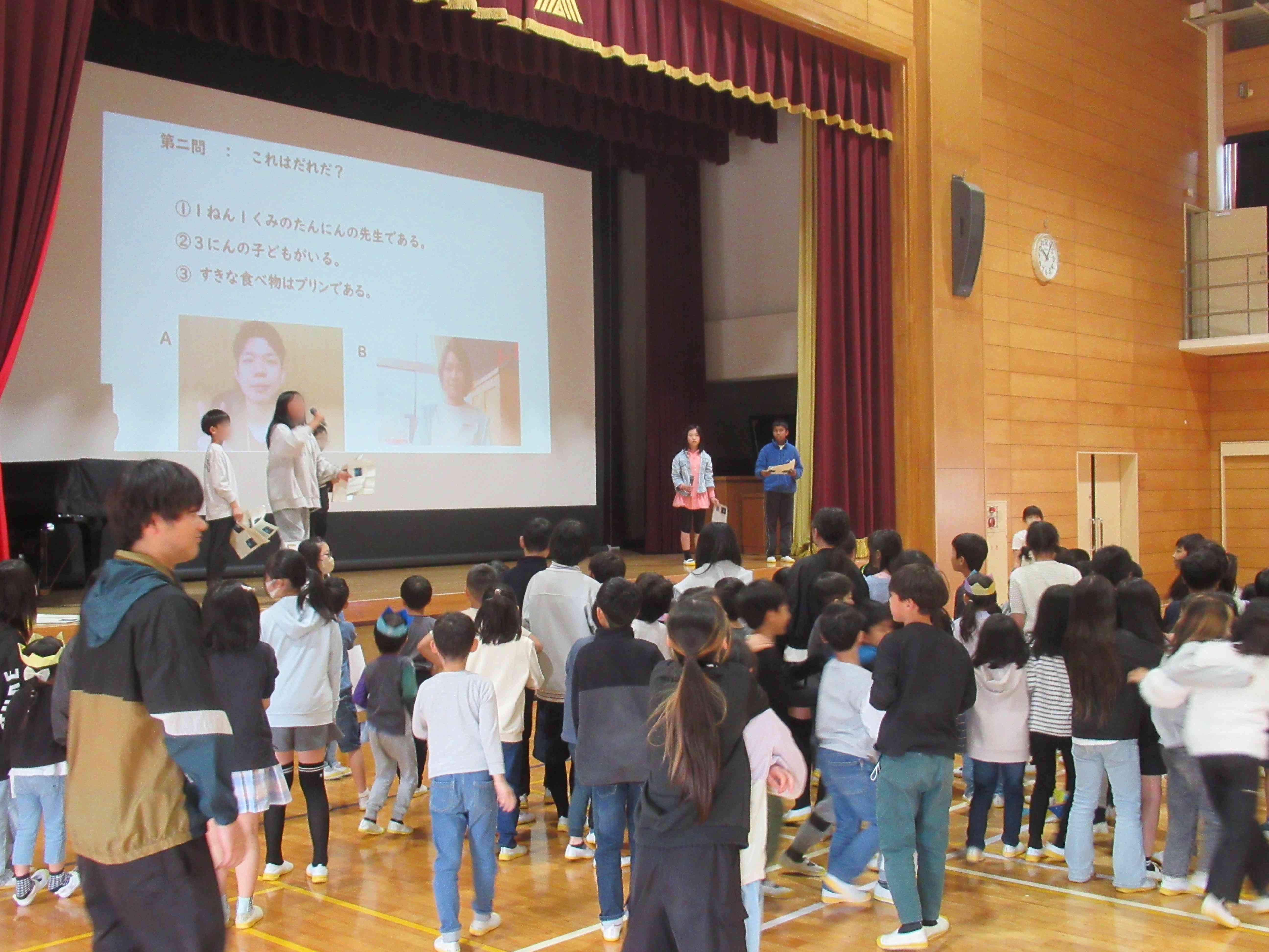 1年生を迎える会②